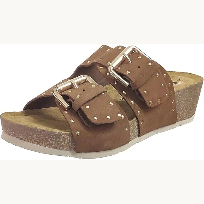 K.Daques Iona, sandale cuir marron femme