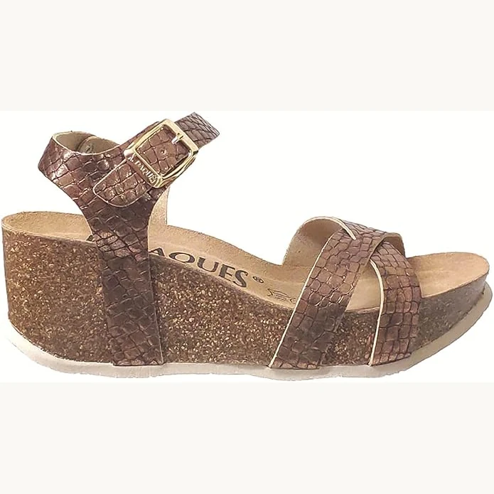 K.Daques sandale python bronze
